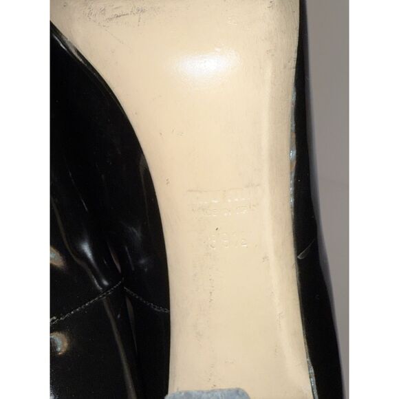 Miu Miu Black Patent Leather Pumps  Stiletto High Heels Classic 39.5/9.5 - Picture 8 of 16